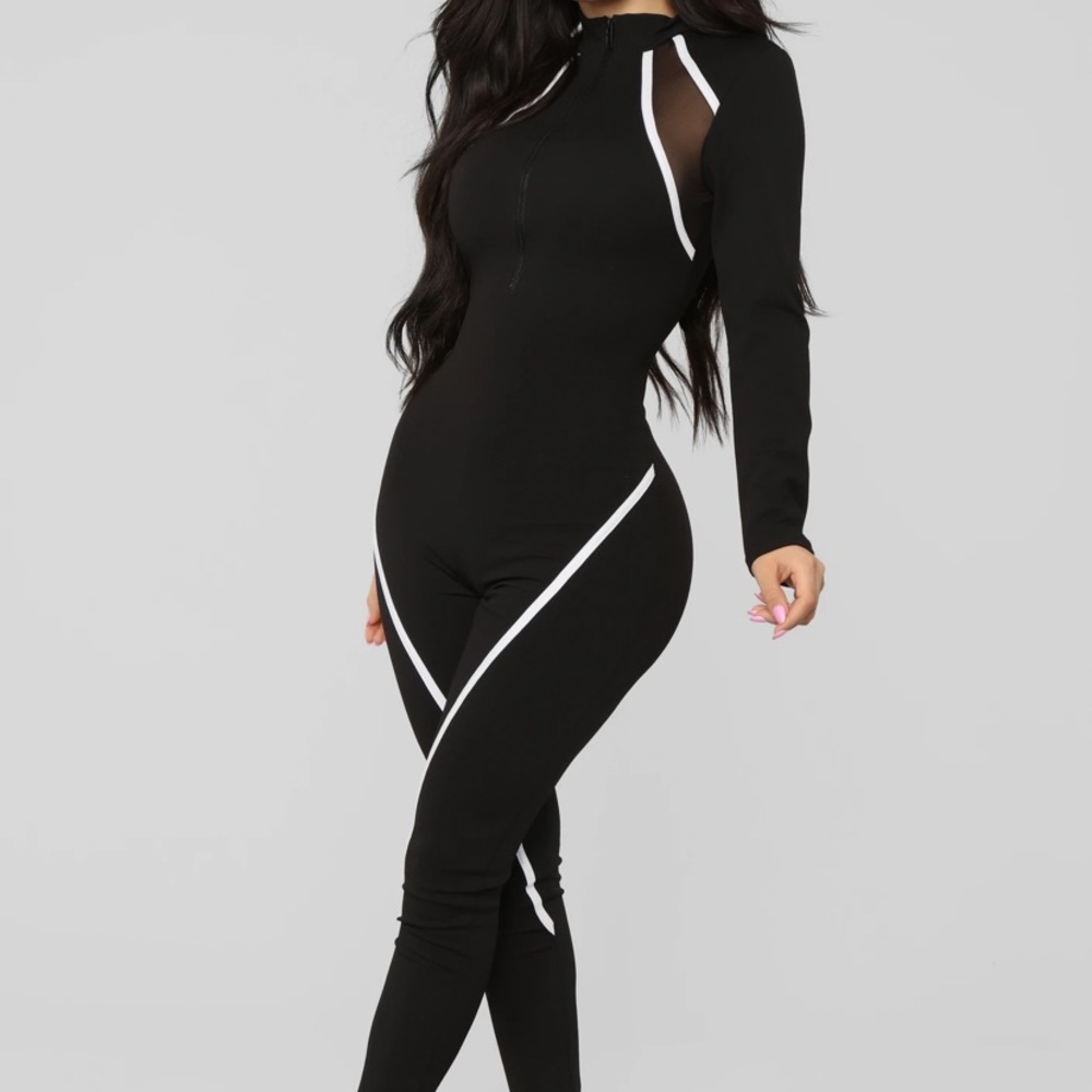 Dare to care jumpsuit - black